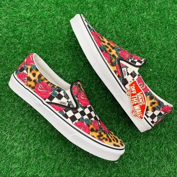 Vans Classic Slip On Rose Checkerboard - Picture 5 of 6